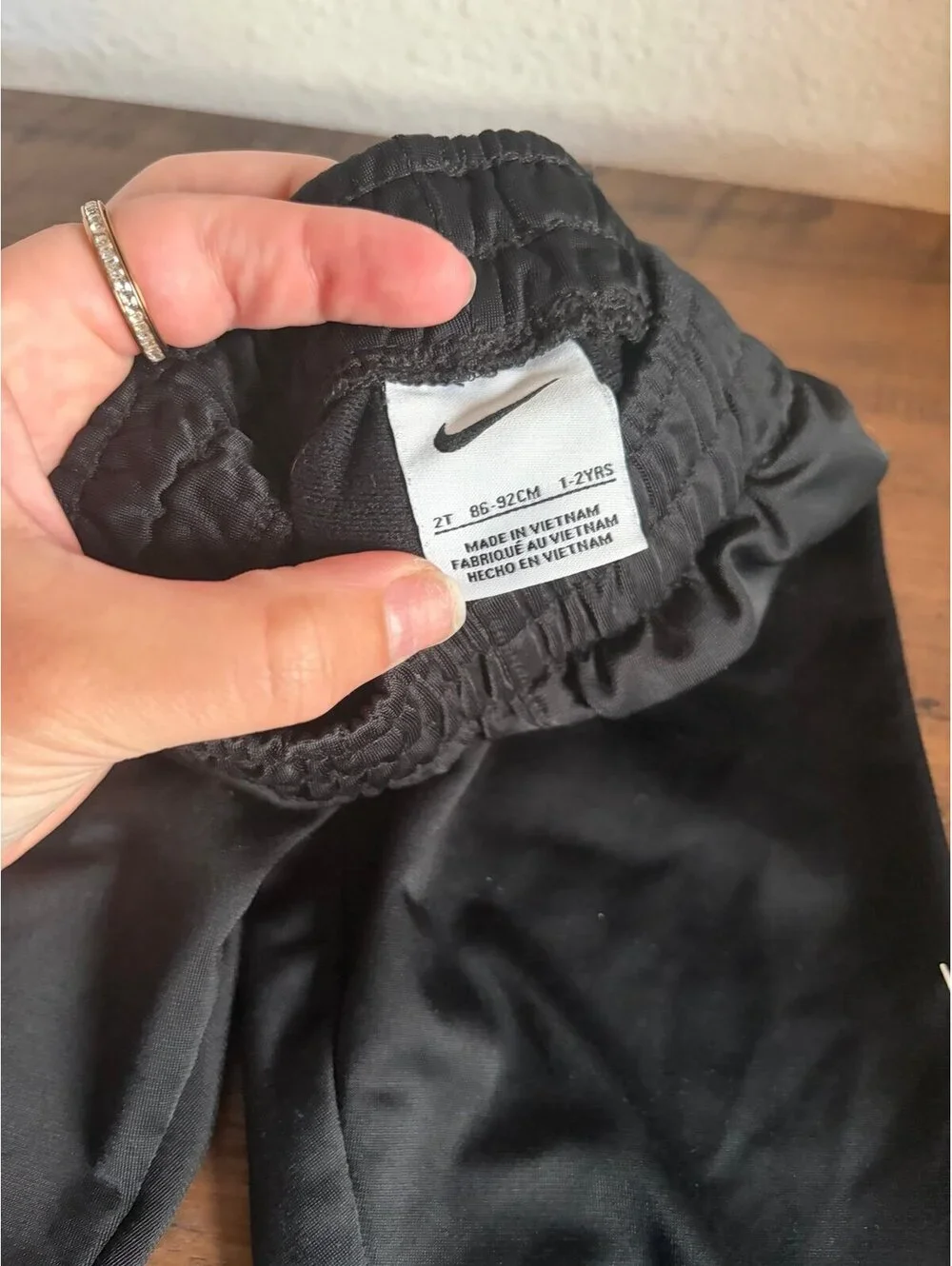 Nike black joggers